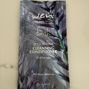 WEN by Chaz Dean Faith Restorative Conditioner RiceBased 2oz-NWT